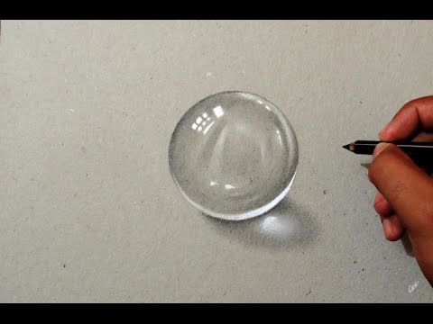 Como Desenhar uma Bola de Cristal Realista |  How to Draw a Crystal Ball realistic