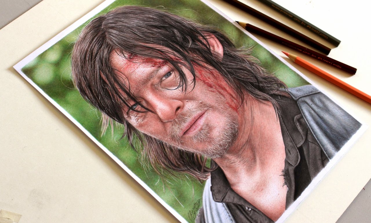 Drawing Daryl Dixon | Desenhando Daryl Dixon – The Walking Dead