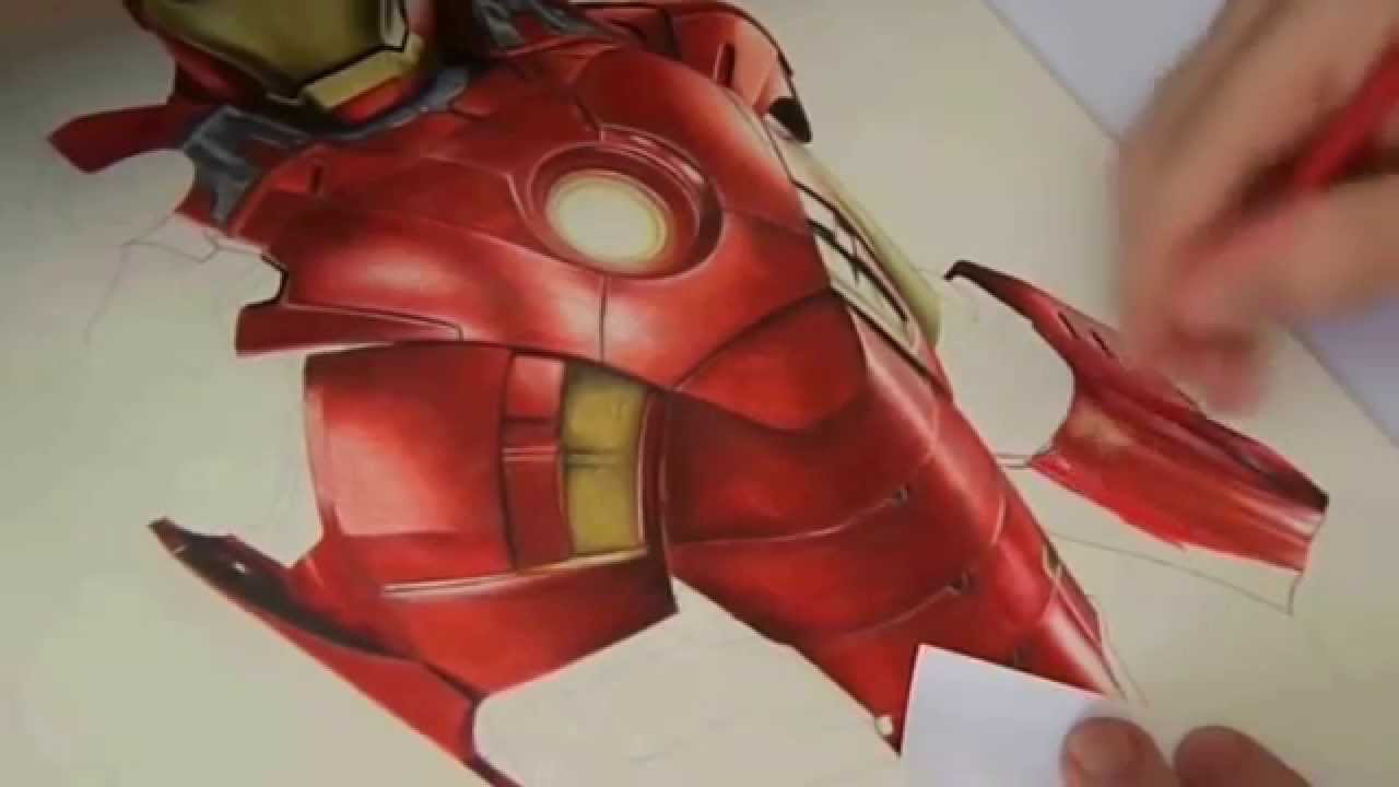 Drawing Iron man (video test)