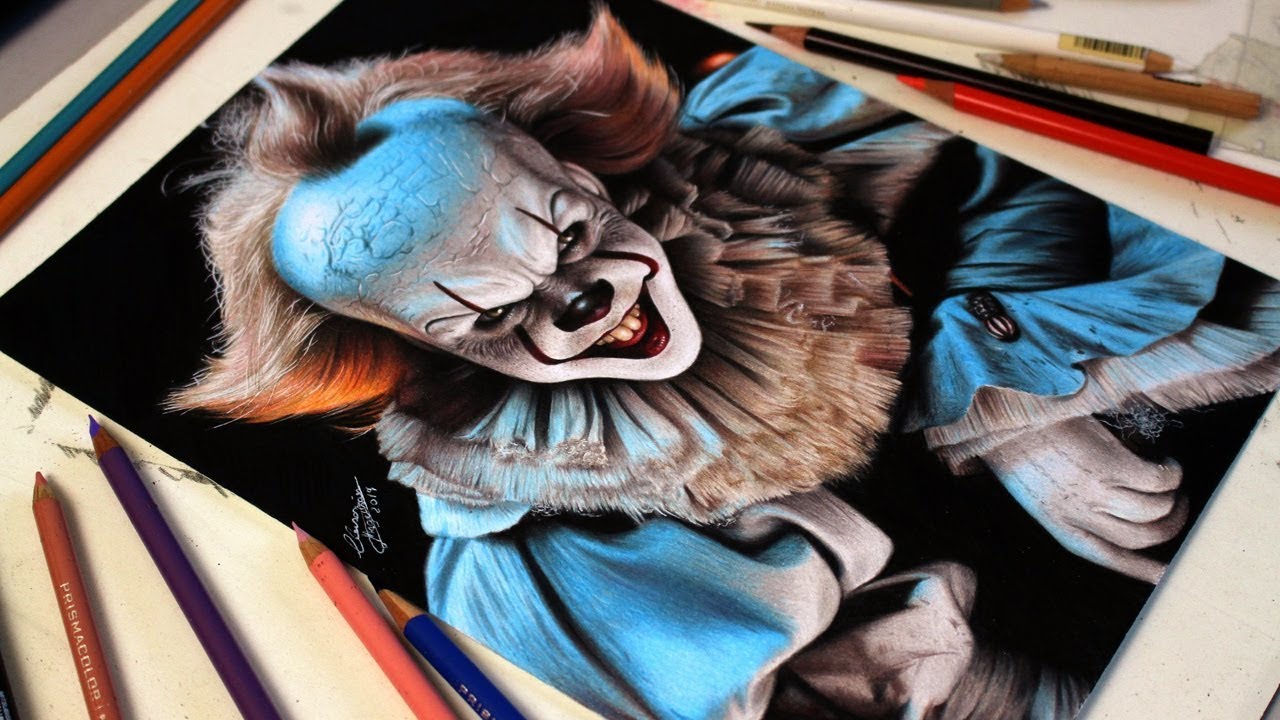 Drawing IT – Pennywise / Desenhando  IT (A Coisa)