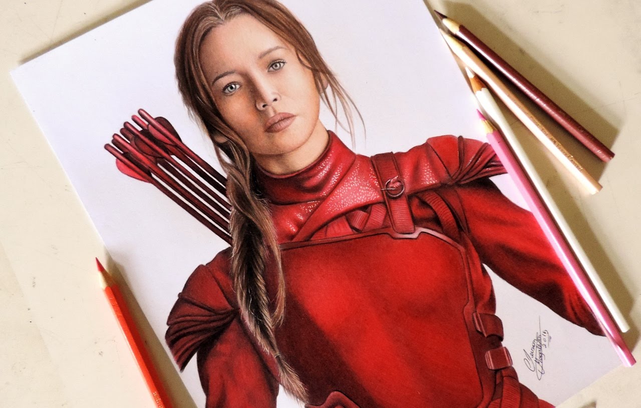 Drawing Katniss – Jogos Vorazes ( The Hunger Games )