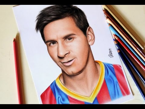 Drawing Lionel Messi | Desenhando o Messi