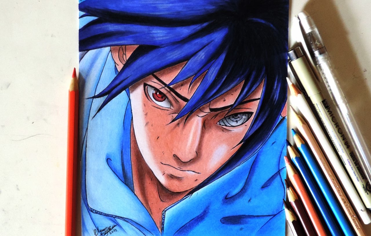 Drawing Sasuke | Desenhando o Sasuke – AnimeSuper #1