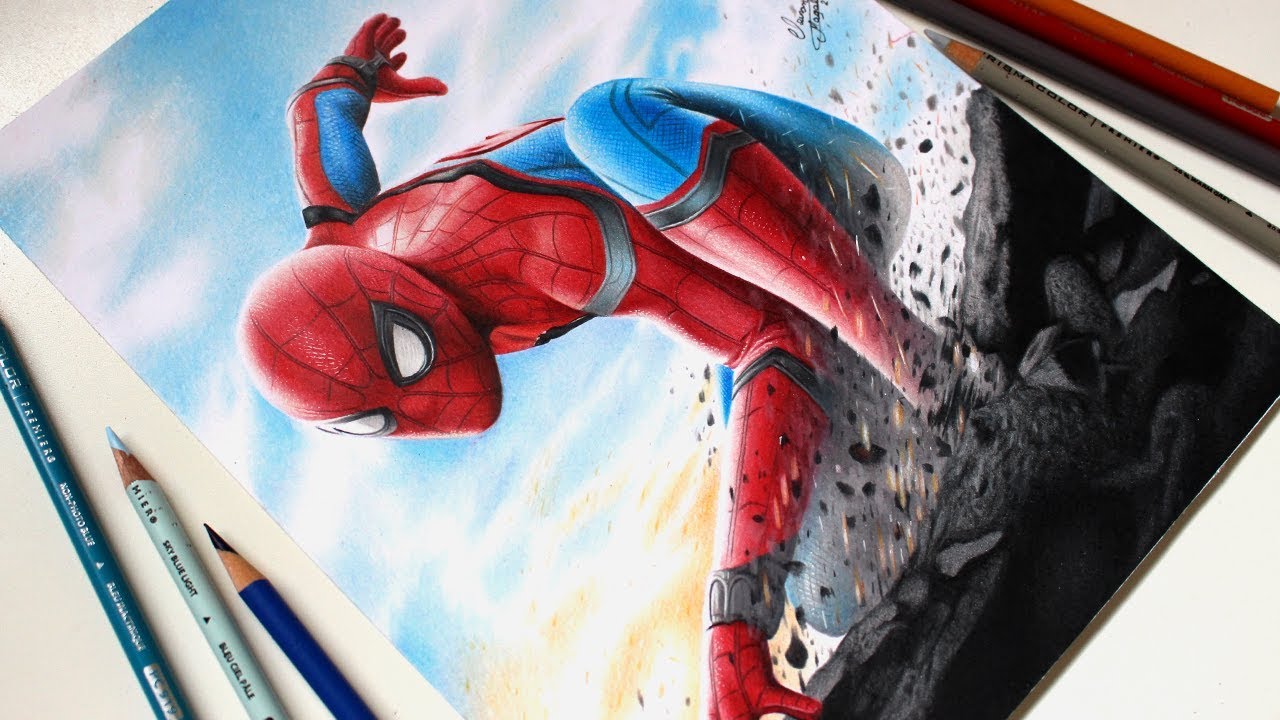 Drawing Spider Man – Homecoming / Desenhando o Homem Aranha