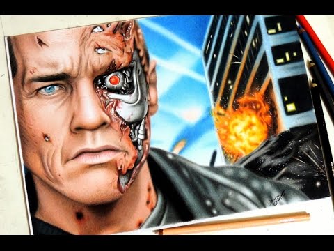 Drawing Terminator | Desenhando o Exterminador do Futuro