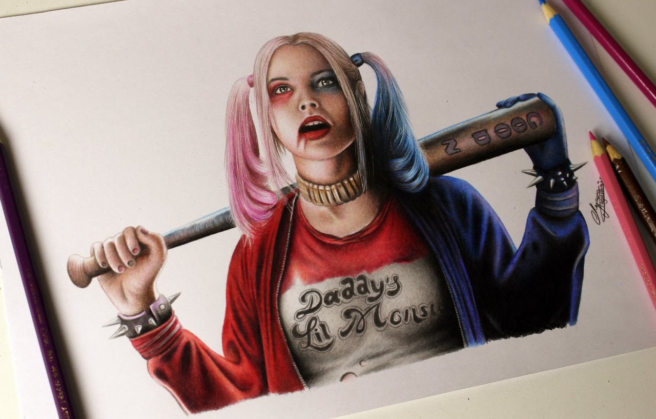 #DRAWINGCHALLANGE – Harley Quinn ( Suicide Squad )