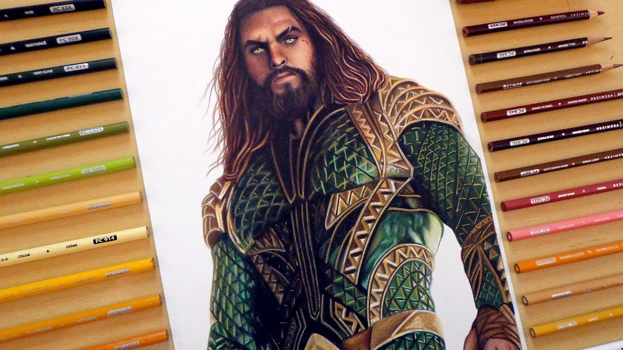 Speed Drawing: Aquaman | Justice League
