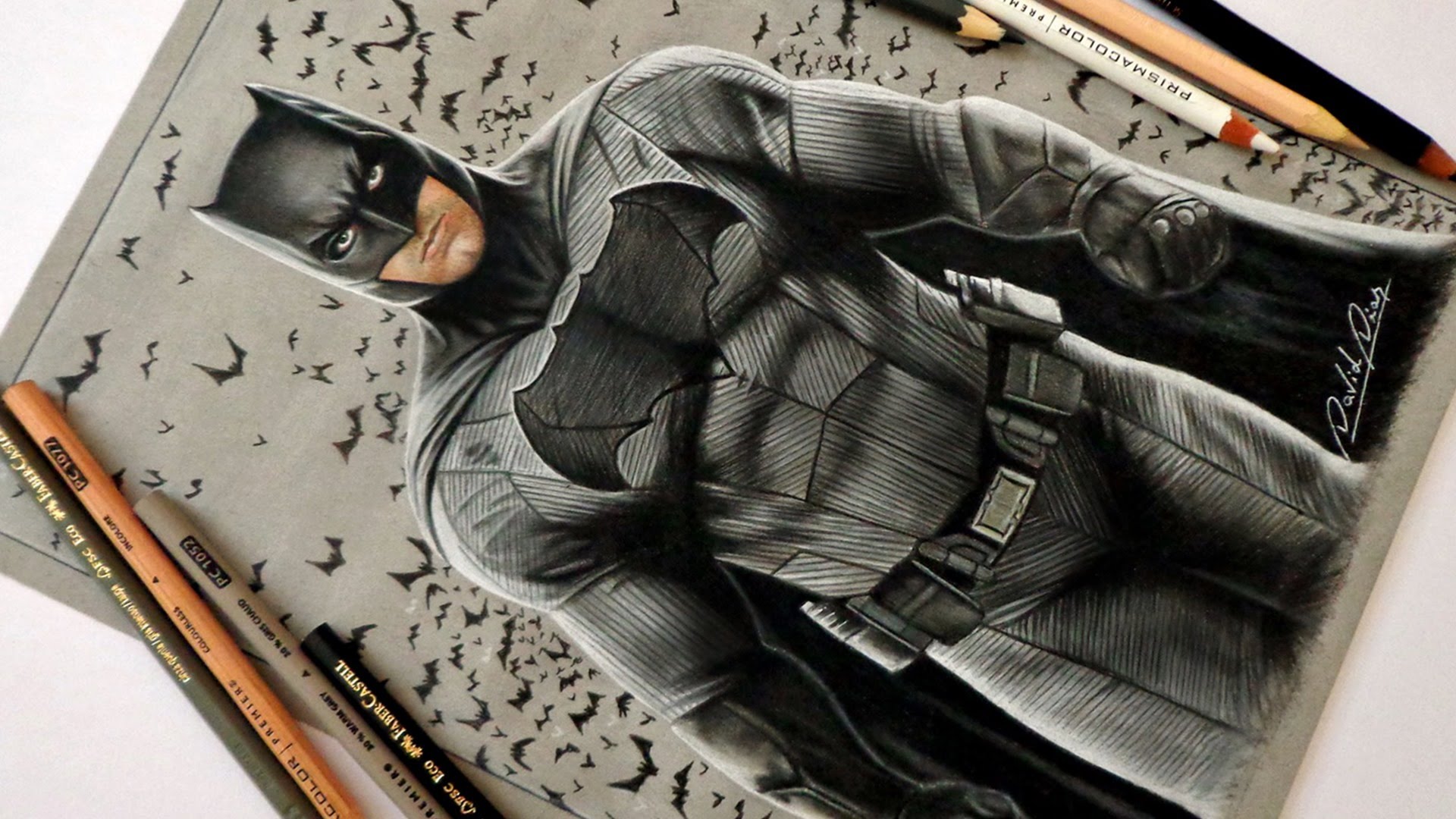 Speed Drawing: Batman – Ben Affleck