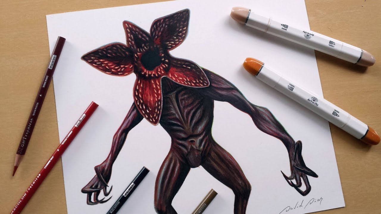 Speed Drawing: Demogorgon - Stranger Things - Tattoo Blog