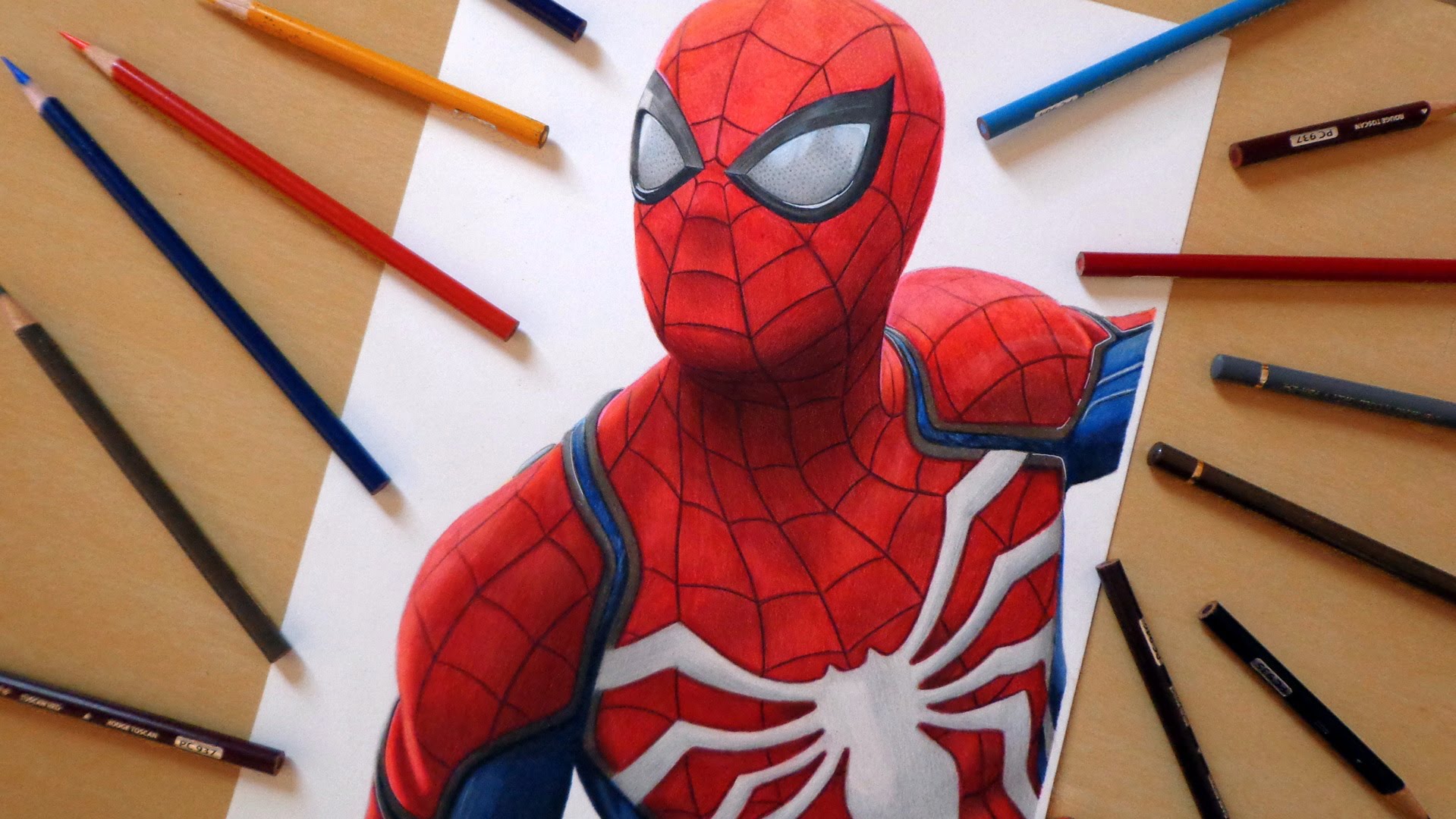 Speed Drawing: Spider-Man (Playstation 4 Game)
