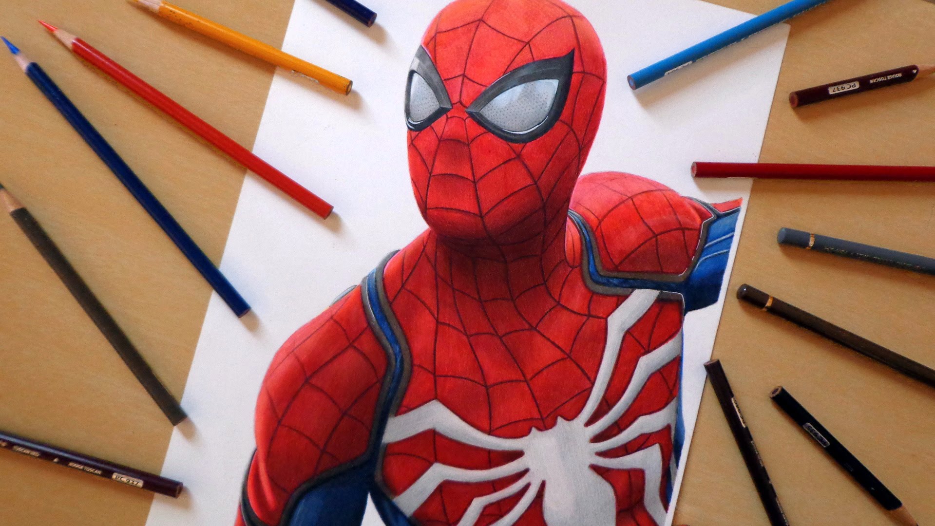 Speed Drawing: Spider-Man (Playstation 4 Game) – Tattoo Blog