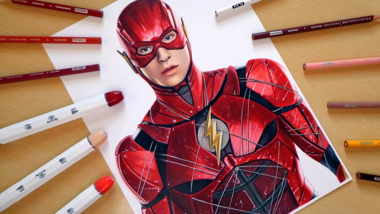 Speed Drawing: The Flash | Justice League