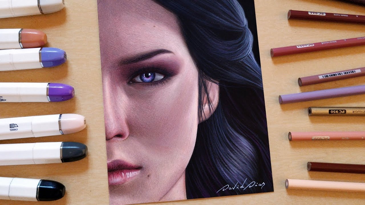Drawing Yennefer | The Witcher 3