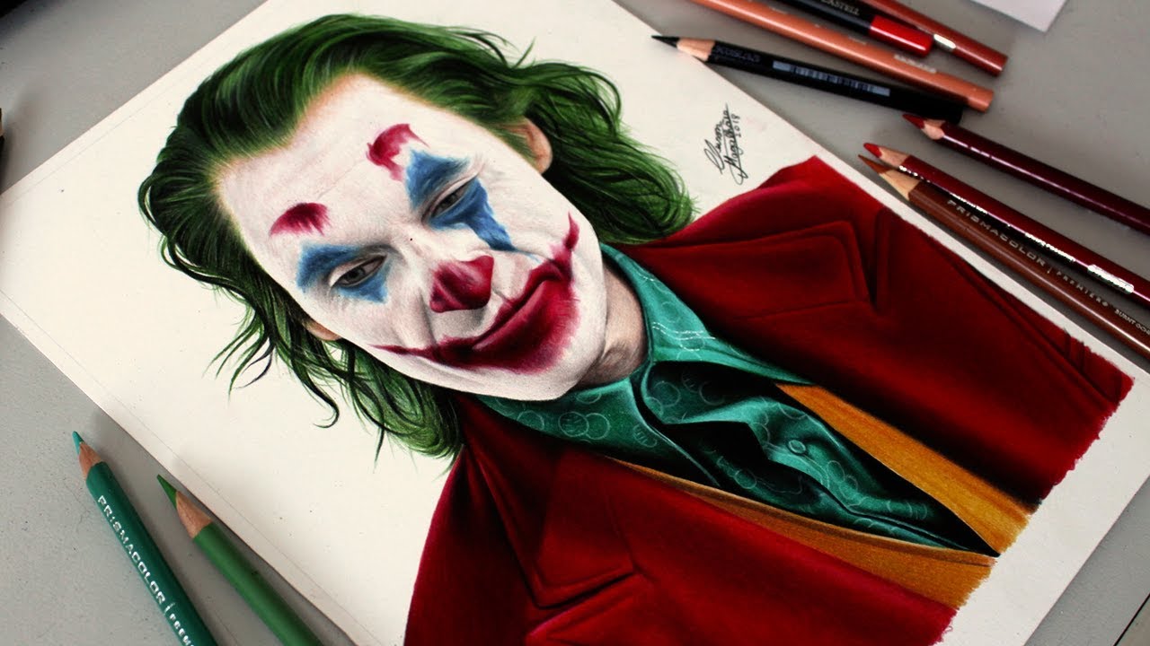 Desenhando o Coringa – Joker (Speed Drawing)